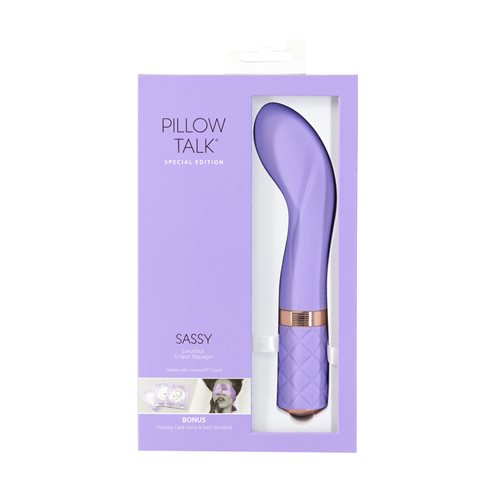 Pillow Talk - Sassy G点震动器 - 紫色 照片
