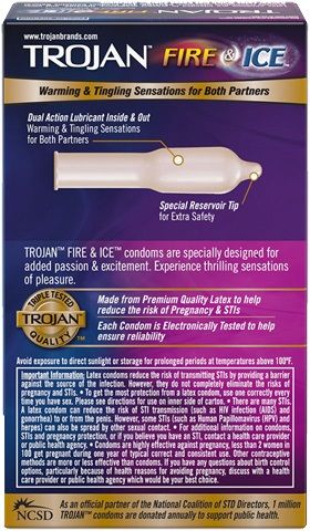 Trojan - Fire & Ice Condom 3's Pack photo
