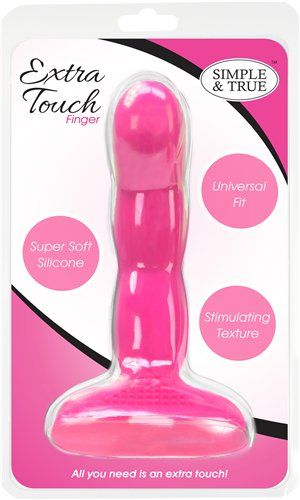 Simple & True - Extra Touch 手指穿戴式假阳具 - 粉红色 照片