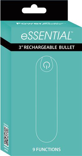 Power Bullet - Essential 3.5'' 可充电震动器 - 青色 照片