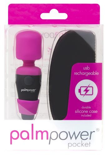 Palmpower - Pocket Massager - Black/Pink photo