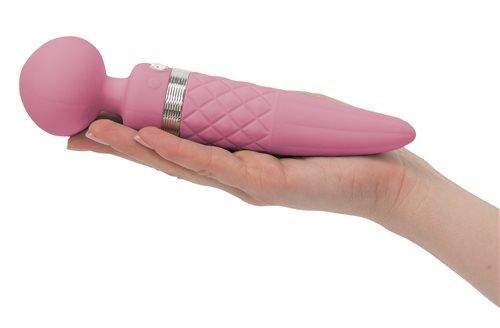 Pillow Talk - Sultry Rotating Wand - Pink photo