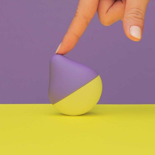 Iroha - 紫藤.柠檬 迷你震动器 - 紫色/黄色 照片