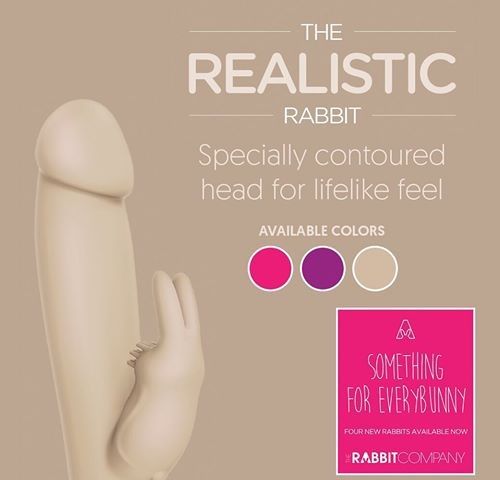 TRC - The Realistic Rabbit 逼真兔按摩棒 - 深紫色 照片