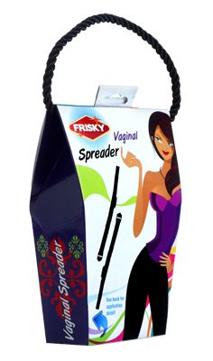 Frisky - Vaginal Spreader Straps - Black photo
