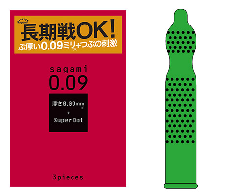 Sagami - 0.09 凸點安全套 3片裝 照片