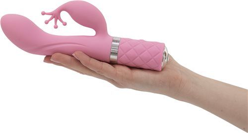 Pillow Talk - Kinky 兔子震动器 - 粉红色 照片