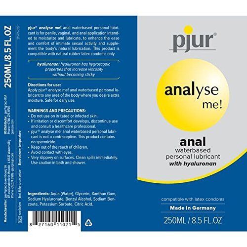 Pjur - Analyse me! Comfort Water Anal Glide - 250ml photo