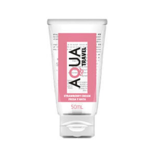 Aqua Travel - 草莓奶油味水性潤滑劑 - 50ml 照片