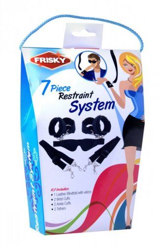 Frisky - 入門束縛套裝 7件裝 - 黑色 照片