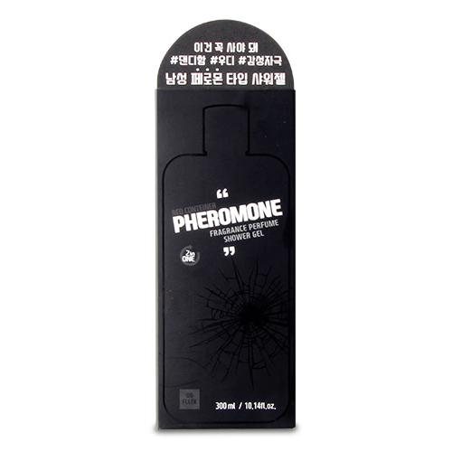 Red Container - Pheromone Perfume Shower Gel - On Fleek - 300ml photo