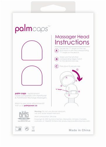 Palmpower - Plam Caps 按摩棒專用矽膠頭套 2件裝 照片