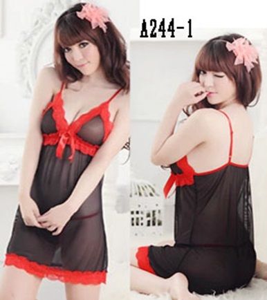 SB - 連衣裙 A244-1 - 黑色 照片