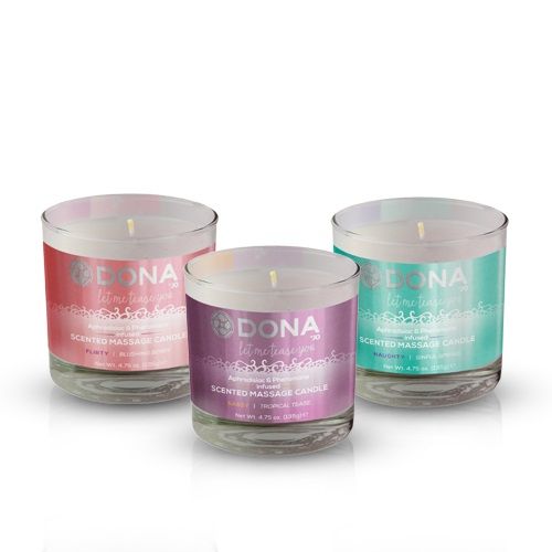 Dona - Soy Massage Candle Naughty Sinful Spring - 135g photo