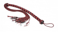 Strict Leather - Tomcat Nine Tail Whip - Red photo