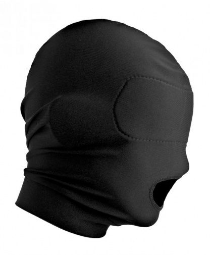 Master Series - Disguise Open Mouth Hood with Padded Blindfold photo