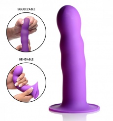 Squeeze-It - 波浪形假阳具 - 紫色 照片