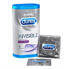 Durex - 隱形額外潤滑裝 10個裝 照片