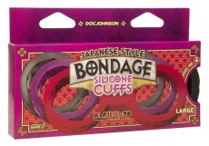 Doc Johnson - Bondage Silicone Cuffs L - Purple photo