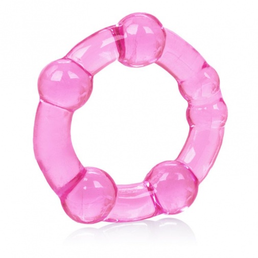 CEN - 五珠陰莖環 - 粉紅色 照片