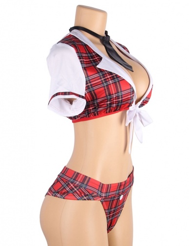 Ohyeah - Sexy Student Costume - Red - XL photo