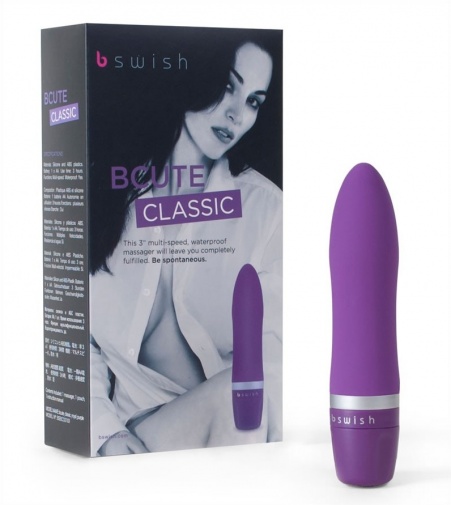B Swish - Bcute 迷你震动棒 - 紫色 照片