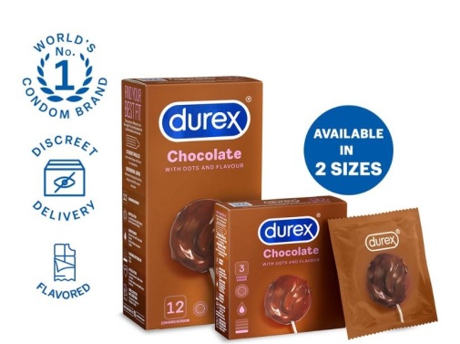 Durex - 巧克力味凸点 12个装 照片