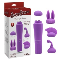 Chisa - Quadruple Sweet Mini Vibrator - Purple photo