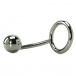 TOF - Steel Cock Ring with Anal Ball photo-5