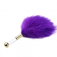 MT - Feather Tickler - Purple/Gold photo
