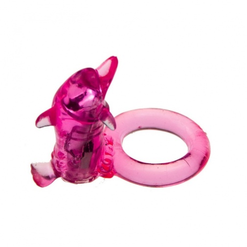 Aphrodisia - 可愛的海豚戒指風光 - 粉紅色 照片