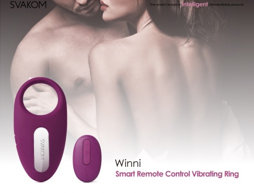 SVAKOM - Winni 遥控震动环 - 紫色 照片