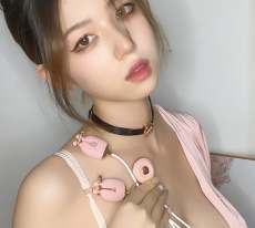 Qingnan - 震動乳頭夾套裝 - 粉紅色 照片