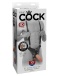 King Cock - Hollow Strap On 10" Cock - Skin photo-7