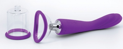NS Novelties - Inya 乳房泵及G点震动棒 二合一 - 紫色 照片