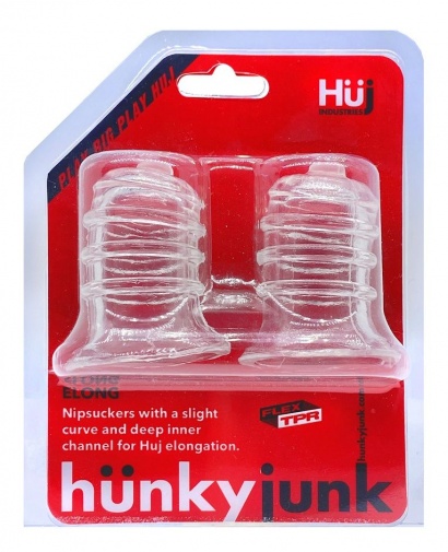 Hunkyjunk - Elong Nipple Suckers - Clear 照片
