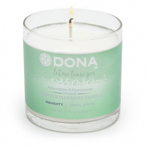 Dona - Soy Massage Candle Naughty Sinful Spring - 135g photo
