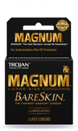 Trojan - Magnum 裸肌超薄乳胶安全套 3片装 照片