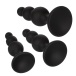 CEN - 矽胶肛门串珠套件 - 黑色 照片-4