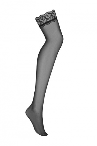 Obsessive - Arisha Stockings - Black - L/XL photo