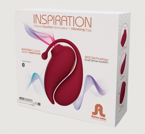 Adrien Lastic - Inspiration 手机应用程式遥控 震蛋及阴蒂刺激器 - 红色 照片