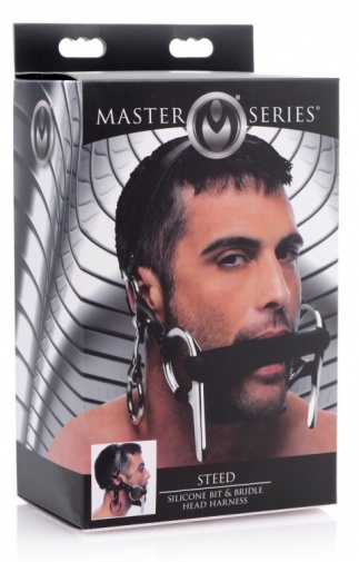  Master Series - 頭套連口銜 - 黑色 照片