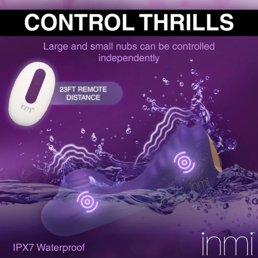 Inmi - 坐乘式震動器 - 紫色 照片