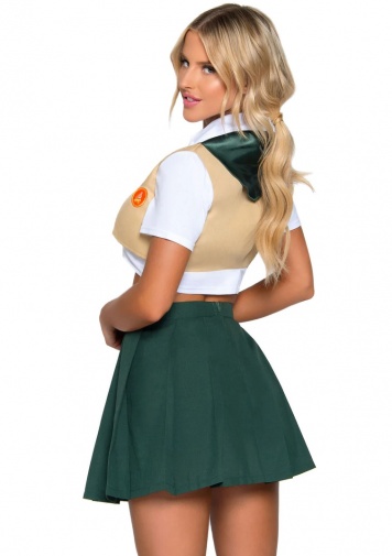 Leg Avenue - Sexy Scout Uniform Costume - Green - S photo