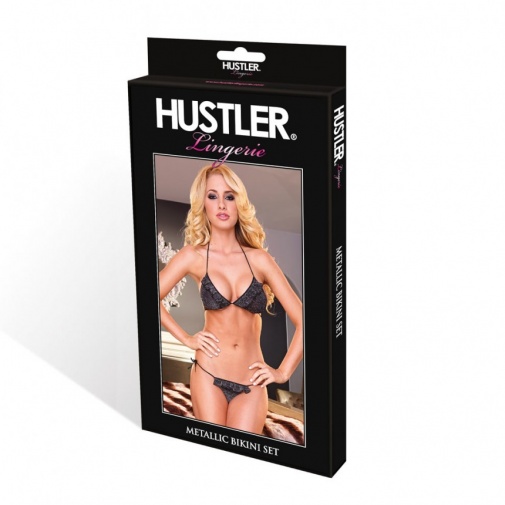 Hustler - Metallic Bikini Set photo