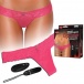 Huster - Wireless Remote Control Vibrating Panties - Pink - ML photo