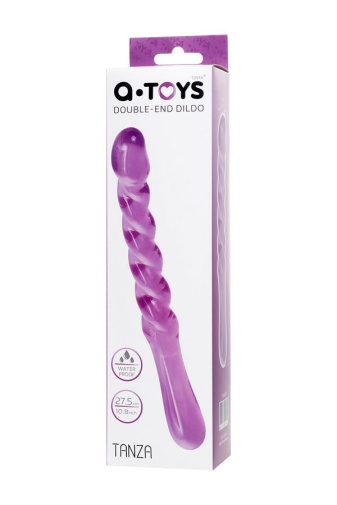 A-Toys - Tanza 雙頭假陽具 - 紫色 照片