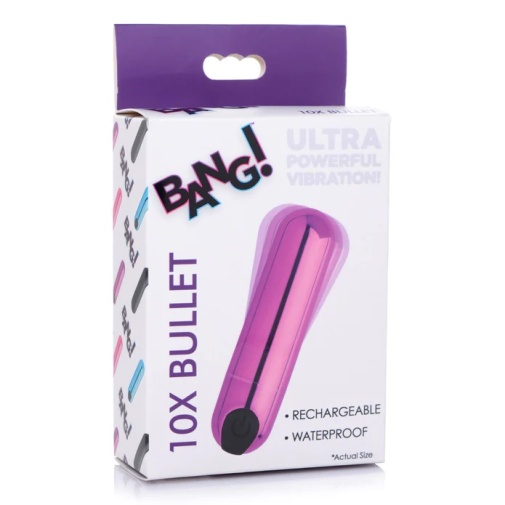 Bang! - 10X 震动金属子弹 - 紫色 照片