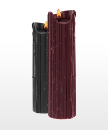 Taboom - BDSM 滴蜡蜡烛 2件装 - 黑色/红色 照片