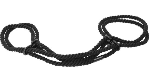Darkness - Rope Handcuffs - Black photo
